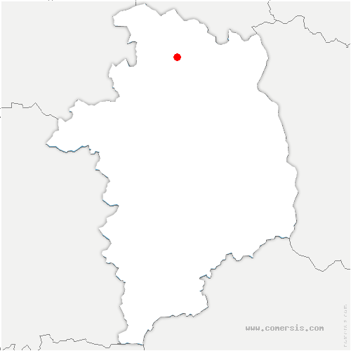 carte de localisation d'Ennordres