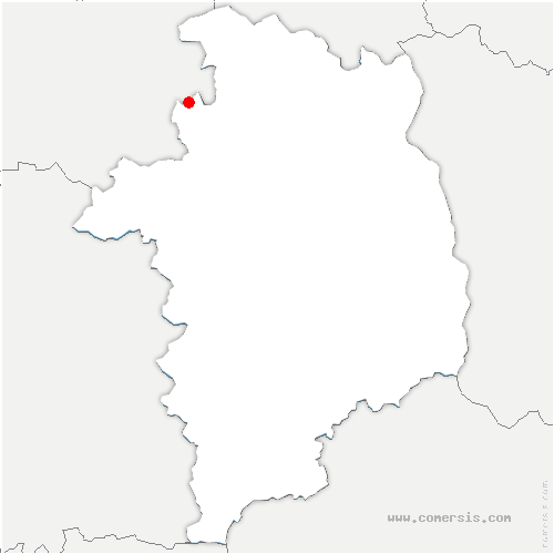 carte de localisation d'Erceville