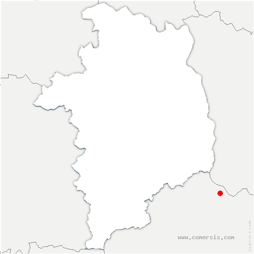 carte de localisation de Faverelles