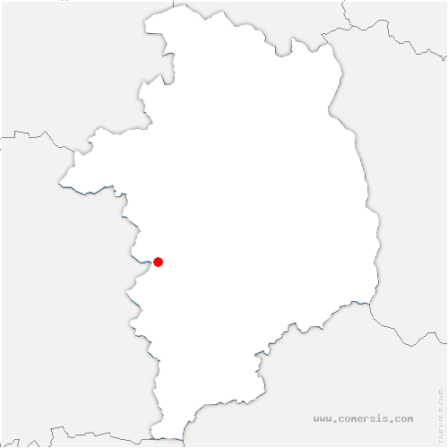 carte de localisation de Férolles