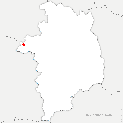 carte de localisation de Garchy