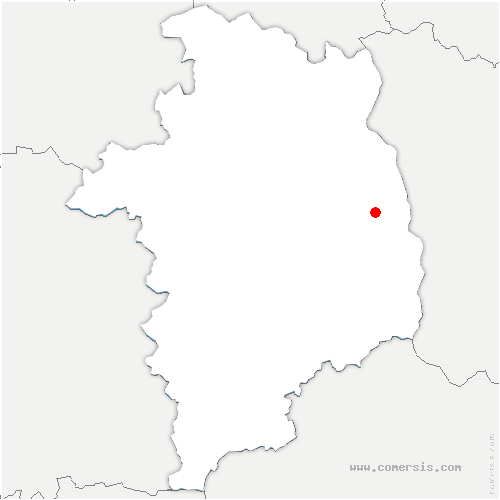 carte de localisation de Garigny