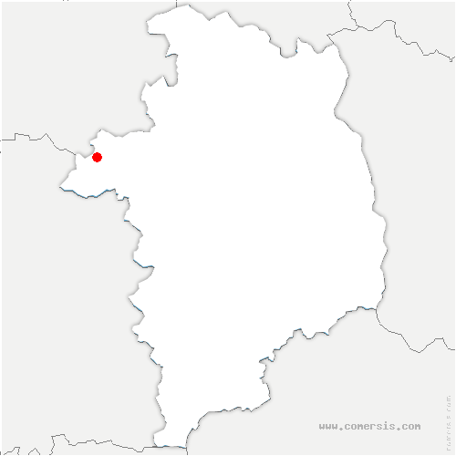 carte de localisation de Genouilly