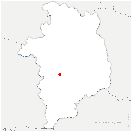 carte de localisation de Germigny-des-Prés