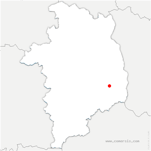 carte de localisation de Germigny-l'Exempt