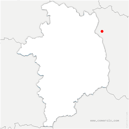 carte de localisation de Giroux