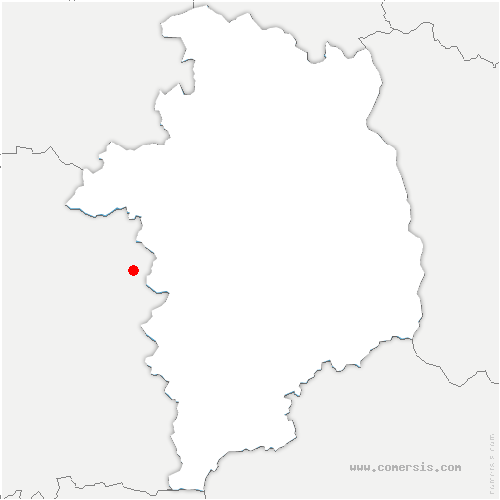 carte de localisation de Guérigny
