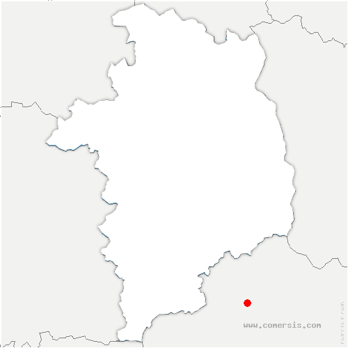 carte de localisation de Guillonville