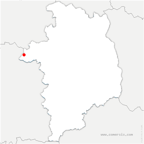 carte de localisation d'Huêtre