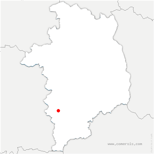 carte de localisation de Ineuil