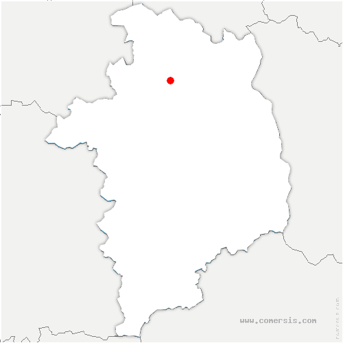 carte de localisation de Ivoy-le-Pré
