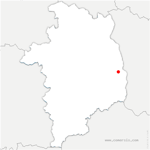 carte de localisation de Jouet-sur-l'Aubois