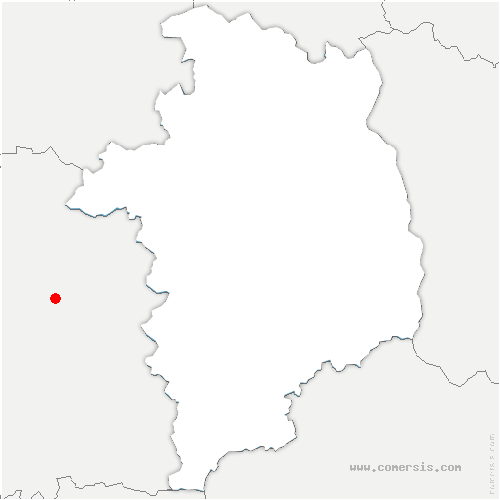 carte de localisation de Lailly-en-Val