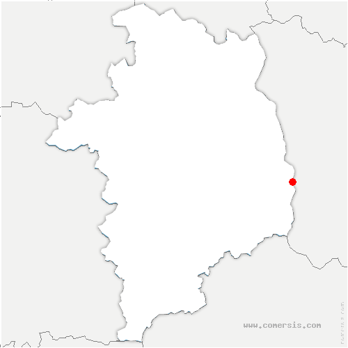 carte de localisation de Lamotte-Beuvron