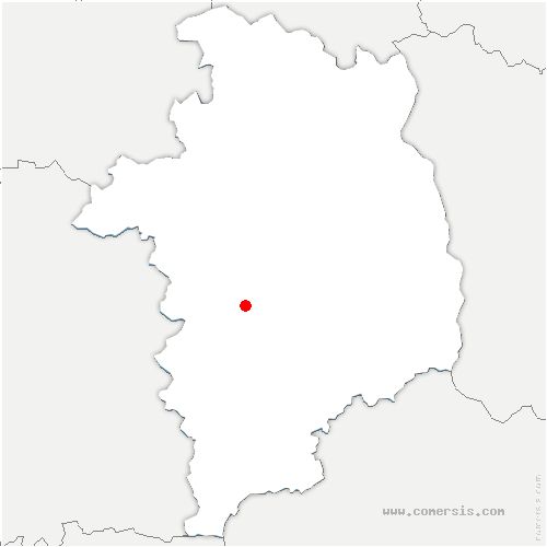 carte de localisation de Levet