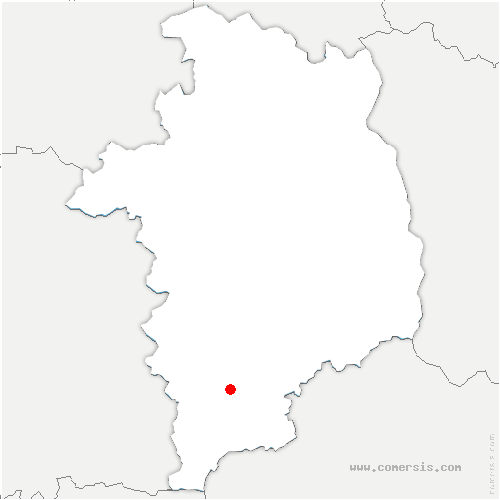 carte de localisation de Loye-sur-Arnon