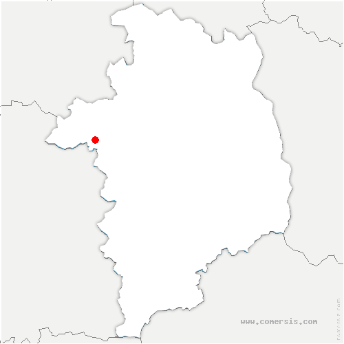 carte de localisation de Lury-sur-Arnon