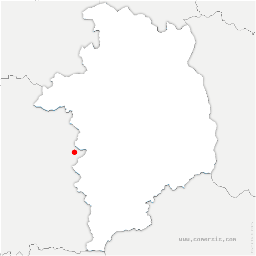carte de localisation de Marcilly-en-Villette