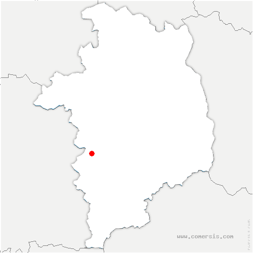 carte de localisation de Mareuil-sur-Arnon