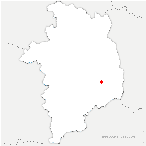 carte de localisation de la Marolle-en-Sologne