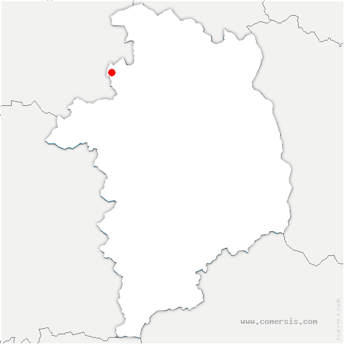 carte de localisation de Menestreau