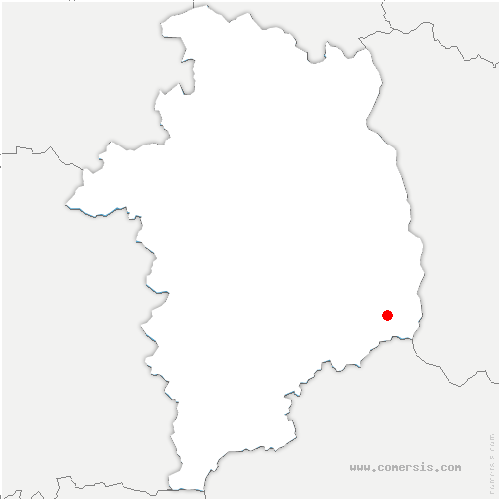 carte de localisation de Montipouret
