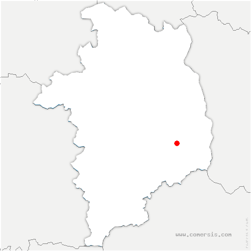 carte de localisation de Montrieux-en-Sologne