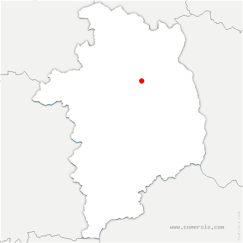 carte de localisation de Morogues