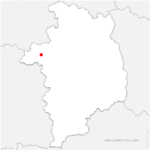carte de localisation de Nannay