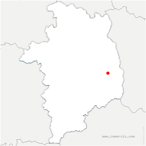 carte de localisation de Nérondes