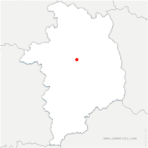 carte de localisation de Nesploy