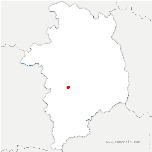 carte de localisation de Neuvy-en-Sullias