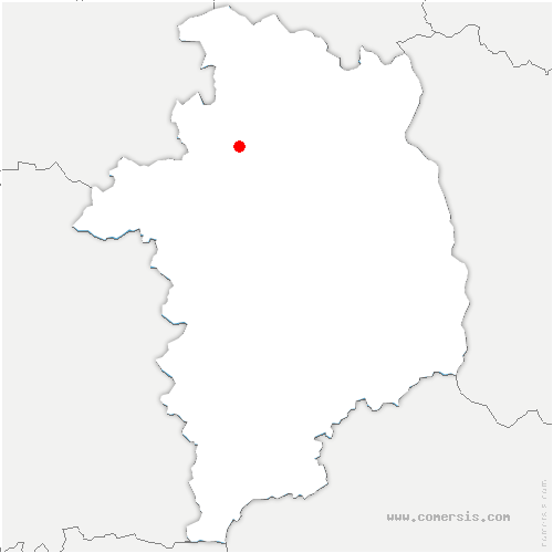carte de localisation de Neuvy-sur-Barangeon