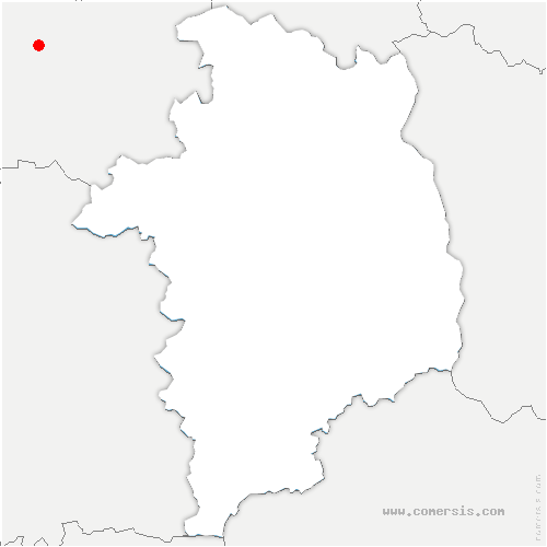 carte de localisation de Neuvy-sur-Loire