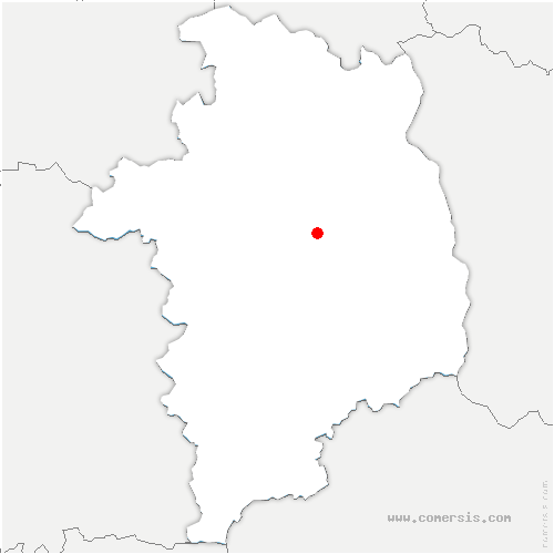 carte de localisation de Nohant-en-Goût