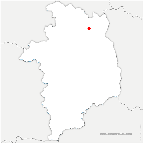 carte de localisation de Noyer