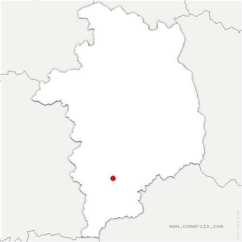 carte de localisation de Nozières