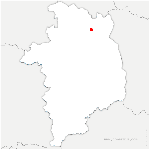 carte de localisation de Nuars