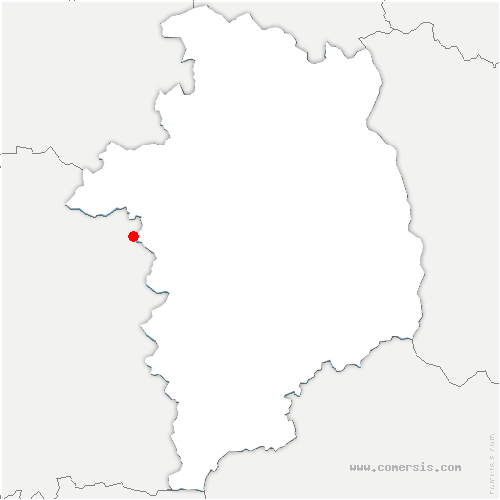 carte de localisation d'Orléans