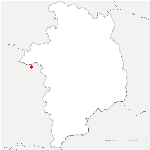carte de localisation d'Ormes