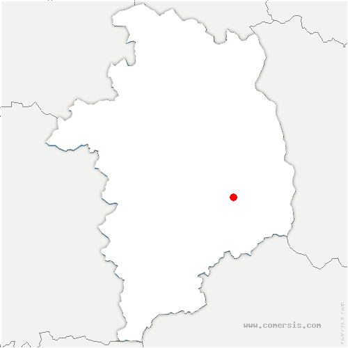 carte de localisation de Ourouer-les-Bourdelins