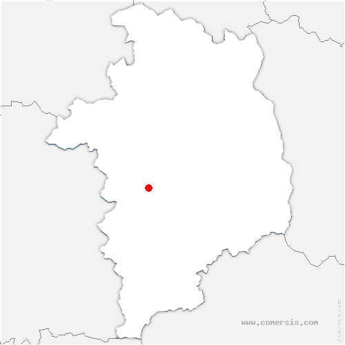carte de localisation d'Ouvrouer-les-Champs