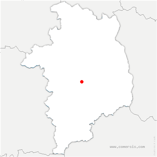 carte de localisation de Plaimpied-Givaudins
