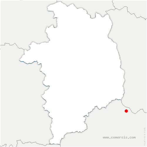carte de localisation de Poinville