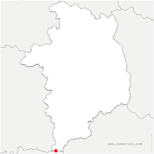 carte de localisation de Préveranges