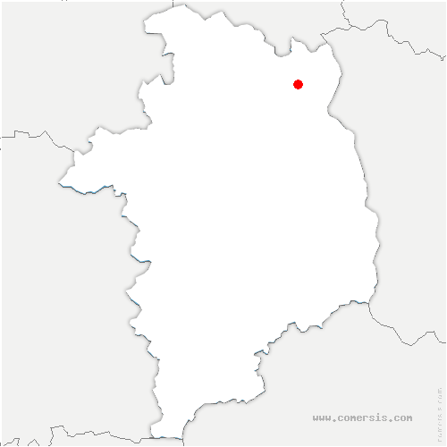carte de localisation de Reboursin