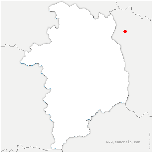 carte de localisation de Reuilly
