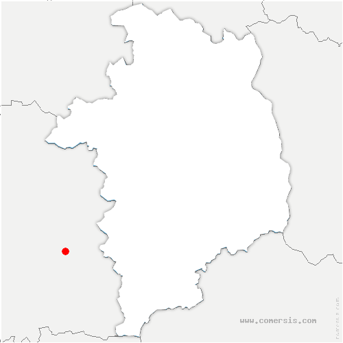 carte de localisation de Saincaize-Meauce