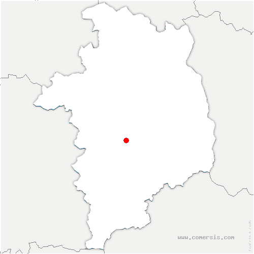 carte de localisation de Saint-Aignan-des-Gués