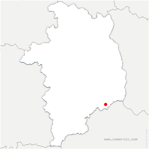 carte de localisation de Saint-Aignan-des-Noyers